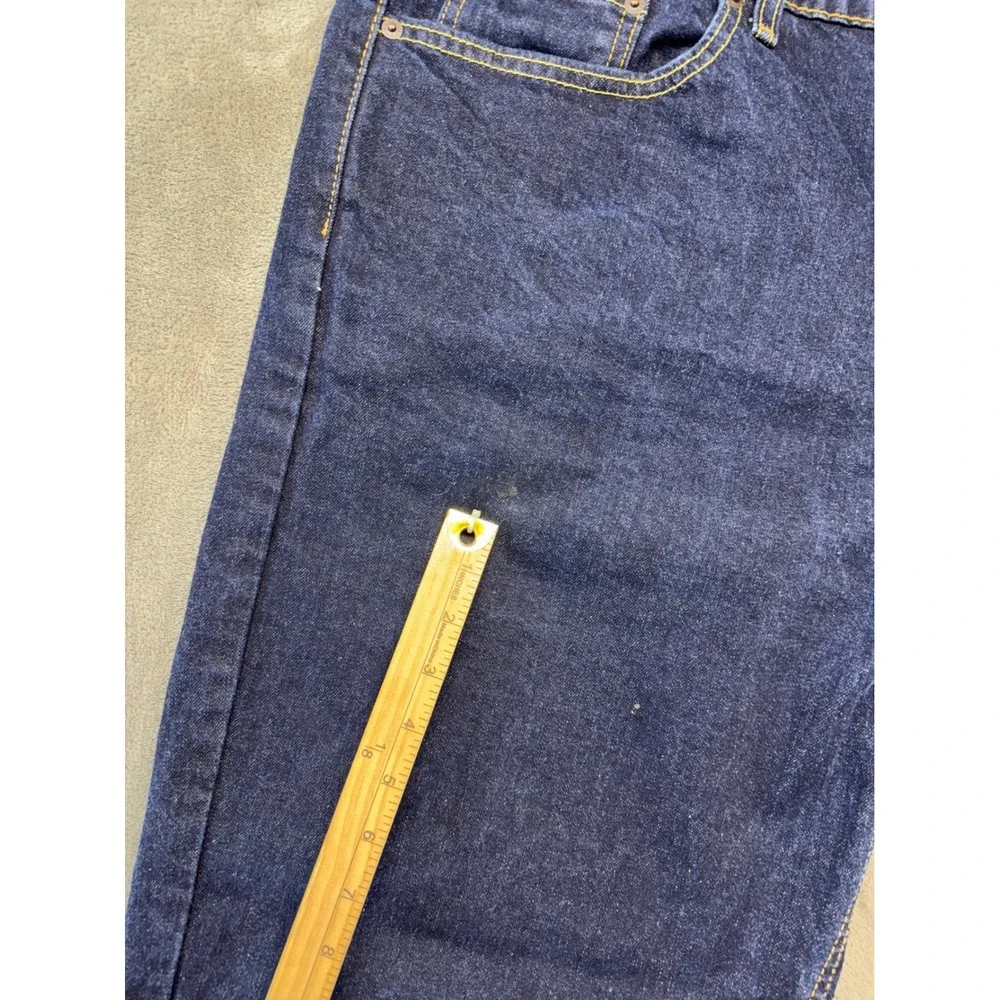 Levi's 550 Relaxed Fit Jeans Mens‎ Dark Wash Denim Pants 42x30